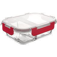 ORION Divided baking dish 21 × 16 × 7 cm borosil. glass/UH lid - Baking Pan