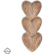 ORION MANGO Heart serving bowl 40,5 × 16 cm, wood - Small Bowl