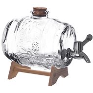 Orion Keg Glass + Tap + Wood Stand 1l - Zásobník na nápoje