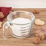 ORION Measuring spoon with print 0,5 l borosil. glass - Measuring Cup