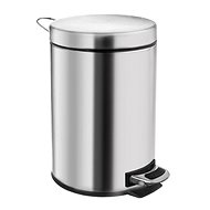Stainless steel/UH Waste Bin with Pedal, 12l - Rubbish Bin