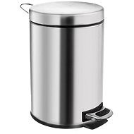 Stainless-steel/UH Waste Bin with Pedal, 20l - Rubbish Bin