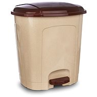 ORION UH Waste Bin with pedal 21l BEIGE BROWN - Rubbish Bin