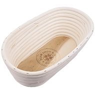 HOME MADE Oat Rattan Oval 26x13x9cm - Kneading Bowl