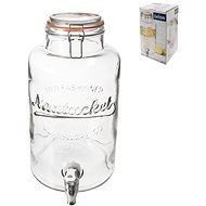 Orion Glass/metal bottle with tap 6,7 l - Drinks Dispenser
