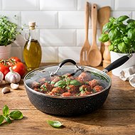 ORION Pan STONER diameter 28 cm glass lid - Pan