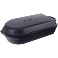 ORION Baking dish 42,5 × 22 × 11 cm double-sided cast iron SMALT - Roasting Pan