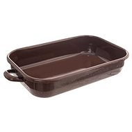 ORION Pekáč smalt BROWN 37,5x24x7 cm - Pekáč