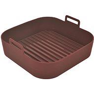 ORION Silicone mould for hot air fryer 17,5 × 17,5 brown - Fryer Accessory