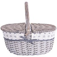 Orion Wicker Picnic Basket with Handle - Basket