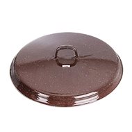 ORION Enamel Lid BROWN 33cm with Rim - Lid