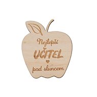 Orion Coaster Wood BEST TEACHER 10x12cm 1 pc - Coaster