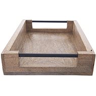 ORION MANGO Tray 35,5 × 25,5 cm wood/metal - Tray
