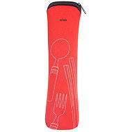 ORION Cutlery case 24,5 × 7 cm red neoprene - Cutlery Case