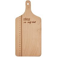 TEACHER Wooden Chopping Board with Handle, 30x14cm - Cutting Board