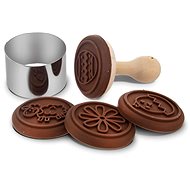 ORION Easter Stamp Wood/Silicone/Metal Set of 6 - Stamp