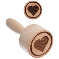 ORION HEART Wood Stamp for Biscuits - Stamp