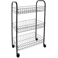 BANQUET Orion Metal/UH Shelf 3 Storeys on Wheels - Shelving Unit