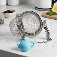 Stainless-steel Tea Strainer, Diameter of 5.4cm + PENDANT of TEAPOT - Tea Strainer