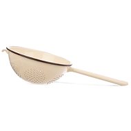 Enamel Colander, BROWN, Diameter of 22cm - Sieve