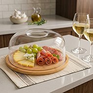 ORION Cutting board + lid diameter 26 cm bamboo/UH - Serving Board