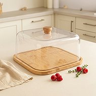 ORION Cutting board + lid 30 × 30 × 17 cm, bamboo/UH - Serving Board