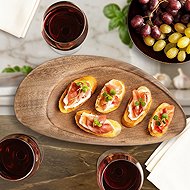 ORION Tray MANGO oval 39 × 20 cm, wood - Serving Board