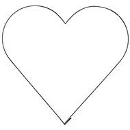 ORION Stainless-steel Cookie Cutter, HEART 4,5x4,5cm - Cookie Cutter