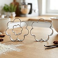 ORION Stainless-steel Cutter/Center Flower 2 pcs - Cookie Cutters