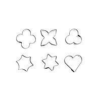 ORION Stainless-steel Cutter Mix 6 pcs Mini - Cookie Cutters