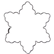ORION Stainless-steel Cutter Star Ripple - Cookie Cutter