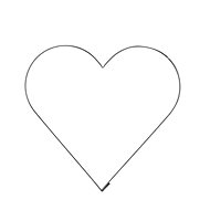 ORION Stainless-steel Gingerbread Cutter, HEART - Corer