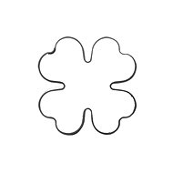 ORION Stainless-steel Cookie Cutter, CLOVERLEAF - Corer