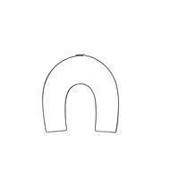 ORION Stainless-steel Cookie Cutter, Horseshoe - Corer