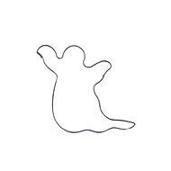ORION Stainless-steel Cookie Cutter, Ghost - Corer