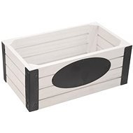 Orion Box Holz/Metall Rustic - 24 cm x 14 cm x 10 cm - Aufbewahrungsbox