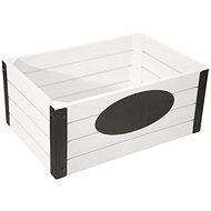 Orion Box Holz/Metall Rustic - 30 cm x 20 cm x 13 cm - Aufbewahrungsbox