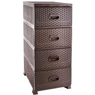 Chest of Drawers, UH, 4 Levels, RATAN BR - Storage Box