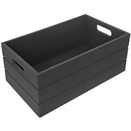Orion Box 36 × 26 × 15 cm anthracite, wood - Box