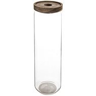 ORION Dóza sklo/dřevo 1,5 l kulatá - Dóza
