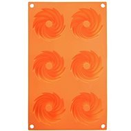 ORION Forma na věnečky 6 silikon oranžová - Baking Mould