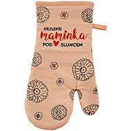 ORION Handkerchief cotton + magnet The Best Mummy CZ - Oven Mitt