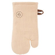 ORION Cotton potholder + magnet My kitchen beige - Oven Mitt