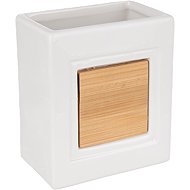 ORION Toothbrush holder dolomite/bamboo - Toothbrush Holder