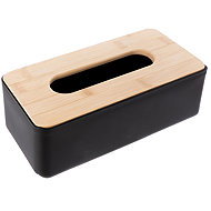 ORION Tissue box UH/bamboo black - Tissue Box
