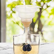 ORION KEMP Silicone funnel 12 cm foldable + plug - Kitchen Funnel
