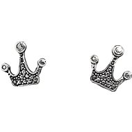 Oriental silver earrings, Princess crown - Earrings