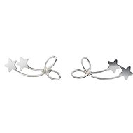 Oriental silver earrings, Comet - Earrings