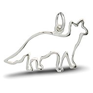 ORIENTAL Silver pendant Fox (Ag 925/1000, ) - Charm