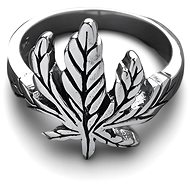 ORIENTAL Stříbrný prsten list - Ring
